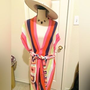 Anthropologie knitted pullover cardigan